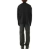 Cardigan mit durchgängigem Logo in derselben Farbe «Schwarz» 720058T16611000