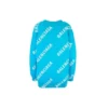 Cardigan mit Logo-Monogramm, lockere Passform «Blue» 625330T31784661