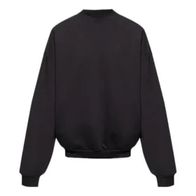 Care Label Sweatshirt mit Rundhalsausschnitt «Black» 724511TNVL61070