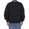Care Label Sweatshirt mit Rundhalsausschnitt «Black» 724511TNVL61070