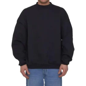 Care Label Sweatshirt mit Rundhalsausschnitt «Black» 724511TNVL61070