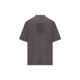 Care Label T-Shirt, mittlere Passform «Grey Black» 724514TNVL91219