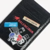 Cash Magnet-Kartenetui für Herren in Schwarz/Mehrfarbig