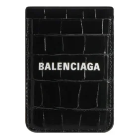 Cash Magnet Kartenetui mit Krokodilprägung «Black White» 6758352AAYM1090