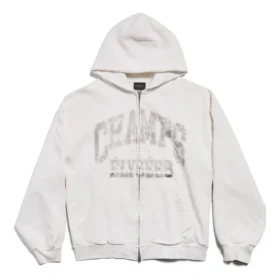 Champs-Elysées Full-Zip-Hoodie Regular Fit «White» 803264TRVM99016