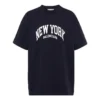 Cities New York T-Shirt, mittlere Passform «Dark Blue» 612965TLVM23967