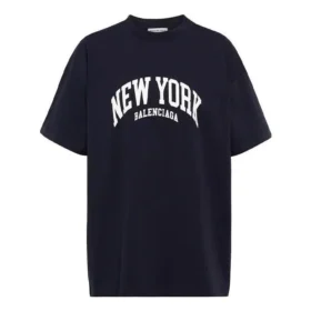 Cities New York T-Shirt, mittlere Passform «Dark Blue» 612965TLVM23967