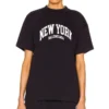 Cities New York T-Shirt, mittlere Passform «Dark Blue» 612965TLVM23967
