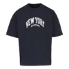Cities New York T-Shirt, mittlere Passform «Navy» 612966TLVM23967