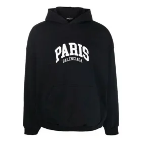 Cities Paris Hoodie, weite Passform «Schwarz-Weiss» 674986TLVL81070