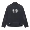 Cities Paris Oversize-Denim-Jacke «Washed Black White» 690198TBP479034