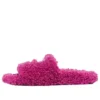 Cities Paris Pelz-Slides «Pink» 654261W2DO25301