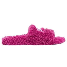 Cities Paris Pelz-Slides «Pink» 654261W2DO25301
