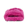 Cities Paris Pelz-Slides «Pink» 654261W2DO25301