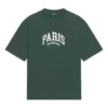 Cities Paris T-Shirt, mittlere Passform «Grün» 612966TLVL73011