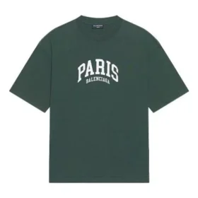Cities Paris T-Shirt, mittlere Passform «Grün» 612966TLVL73011