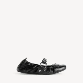 City-Ballerinas für Damen in Schwarz/Silber
