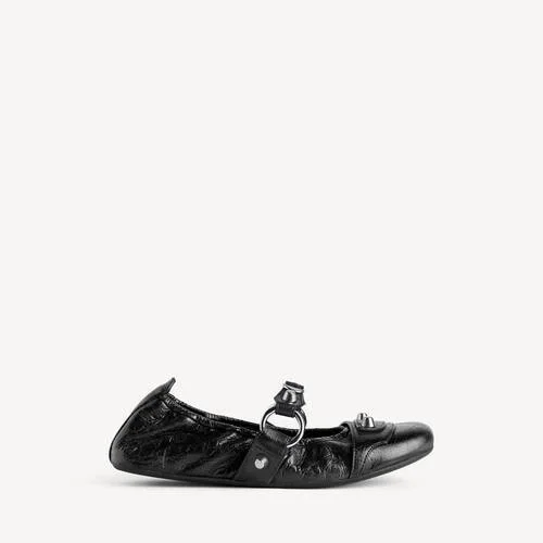 City-Ballerinas für Damen in Schwarz/Silber City-Ballerinas für Damen in Schwarz/Silber