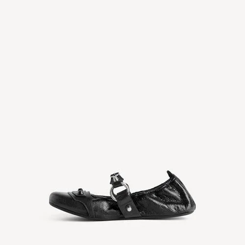City-Ballerinas für Damen in Schwarz/Silber City-Ballerinas für Damen in Schwarz/Silber