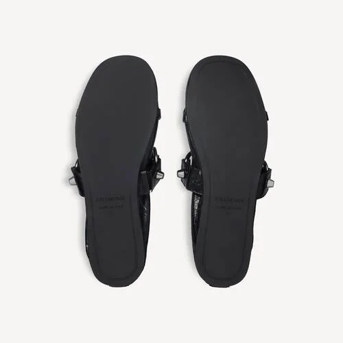 City-Ballerinas für Damen in Schwarz/Silber City-Ballerinas für Damen in Schwarz/Silber