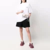 City Paris Baumwoll-Sweatshorts «Black White» 676137TLVL81070
