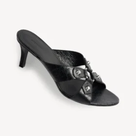 City-Sandale für Damen in Schwarz