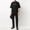 Classic Logo, gross, kurzärmelig, Unisex, schwarz 620941TIV501070