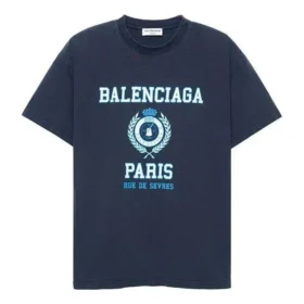 College 1917 T-Shirt in mittlerer Passform «Blue» 612965TMV954140