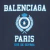 College 1917 T-Shirt in mittlerer Passform «Blue» 612965TMV954140