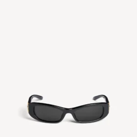 Cosmo-Sonnenbrille für Damen, rechteckig, in Schwarz