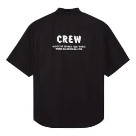 Crew-Shirt mit kurzen Ärmeln «Schwarz» 622251TIM391000