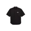 Crew-Shirt mit kurzen Ärmeln «Schwarz» 622251TIM391000