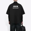 Crew-Shirt mit kurzen Ärmeln «Schwarz» 622251TIM391000