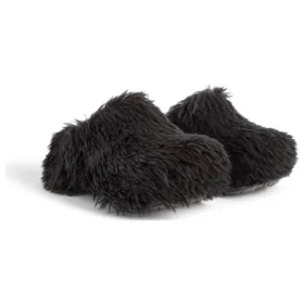 Crocs Pantoletten «Black Fake Fur on Rubber» 720762W0FOU1000