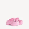Crocs™-Pantoletten für Damen mit Jibbitz™ in Hellrosa