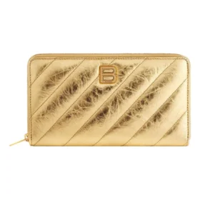Crush Continental Portemonnaie, metallisiert, gesteppt «Gold» 7664472AAYO8004