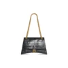 Crush Crocodile Medium Kettenhandtasche «Black» 716393210IX1000