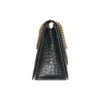 Crush Crocodile Medium Kettenhandtasche «Black» 716393210IX1000