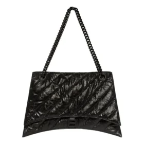 Crush Grosse Ketten-Tasche, gesteppt «Schwarz» 716332210IY1000