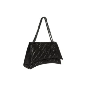 Crush Grosse Ketten-Tasche, gesteppt «Schwarz» 716332210IY1000