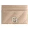 Crush-Kartenetui, gesteppt «Beige» 766467210J02906