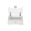 Crush Kleine Kettenhandtasche, gesteppt «Optic White» 716351210J09001