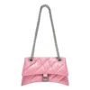 Crush Kleine Kettenhandtasche, gesteppt «Pink» 716351210J05812