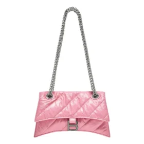 Crush Kleine Kettenhandtasche, gesteppt «Pink» 716351210J05812