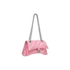 Crush Kleine Kettenhandtasche, gesteppt «Pink» 716351210J05812