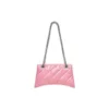 Crush Kleine Kettenhandtasche, gesteppt «Pink» 716351210J05812