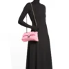 Crush Kleine Kettenhandtasche, gesteppt «Pink» 716351210J05812
