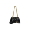 Crush Kleine Kettenhandtasche, gesteppt «Schwarz» 716351210J11000
