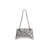 Crush Kleine Kettenhandtasche, gesteppt «Silver» 716351210IW8110