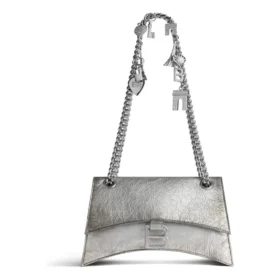 Crush Kleine Kettenhandtasche mit Dirty-Effekt «Silver» 7819202AA6X8110
